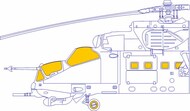  Eduard Accessories  1/48 MiL Mi-24D Hind TFace (interior and exterior canopy masks) EDUEX843