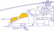  Eduard Accessories  1/48 MiL Mi-35M TFace (interior and exterior canopy masks) EDUEX896