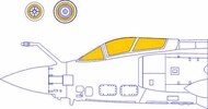  Eduard Accessories  1/48 Blackburn Buccaneer S.2C/D TFace (interior and exterior canopy masks) EDUEX907