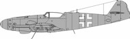 Messerschmitt Bf.109K national insignia #EDUEX985