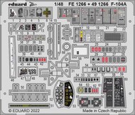  Eduard Accessories  1/48 Lockheed F-104A Starfighter Details EDUFE1266