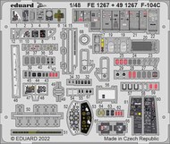  Eduard Accessories  1/48 Lockheed F-104C Starfighter Details EDUFE1267