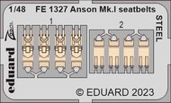  Eduard Accessories  1/48 Avro Anson Mk.I seatbelts STEEL EDUFE1327