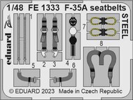Lockheed-Martin F-35A seatbelts STEEL #EDUFE1333