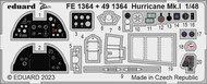  Eduard Accessories  1/48 Hawker Hurricane Mk.I Details EDUFE1364