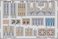  Eduard Accessories  1/48 McDonnell F-4G Phantom  seatbelts STEEL EDUFE1379