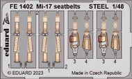  Eduard Accessories  1/48 Mil Mi-17 seatbelts STEEL EDUFE1402