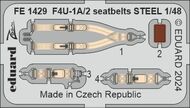 Vought F4U-1A/2 Corsair seatbelts STEEL #EDUFE1429