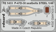 Republic P-47D-30 Thunderbolt seatbelts STEEL EDUFE1433