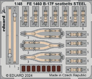 Boeing B-17F Flying Fortress seatbelts STEEL #EDUFE1460