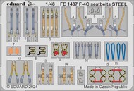 McDonnell F-4C Phantom seatbelts STEEL #EDUFE1487