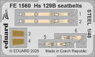 Henschel Hs-129B seatbelts STEEL #EDUFE1560