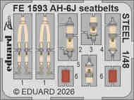 Boeing AH-6J Little Bird seatbelts STEEL #EDUFE1593