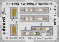 Focke-Wulf Fw.190A-8 seatbelts STEEL #EDUFE1594