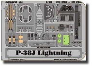  Eduard Accessories  1/48 P-38J Lightning EDUFE208