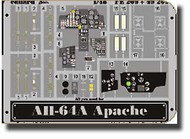  Eduard Accessories  1/48 AH-64A Apache Detail EDUFE209