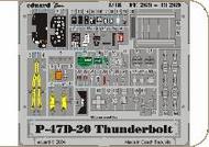  Eduard Accessories  1/48 P-47D-20 Thunderbolt Detail EDUFE269