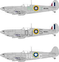 Supermarine Spitfire Mk.Vb early code letters #EDUJX350
