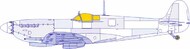  Eduard Accessories  1/24 Supermarine Spitfire Mk.IXc Tface EDULX008