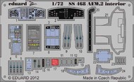  Eduard Accessories  1/72 Sea King AEW.2 interior Self Adh. (DML/CYB) EDUSS468