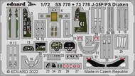 Saab J-35F/FS Draken Details* #EDUSS778