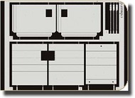  Eduard Accessories  1/35 M-1025 Hummer I.F.F/C.I.F i.d. panels EDUTP041