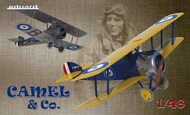 BIGGLES & Co. Limited edition kit of British WWI fighter aircraft Sopwith F.1 Camel #EDU11151
