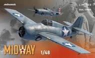 MIDWAY DUAL COMBO Limited edition kit of US carrier based fighter F4F-3 #EDU11166