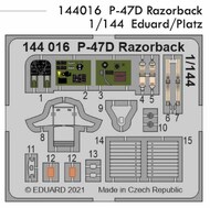  Eduard Accessories  1/144 Republic P-47D Razorback EDU144016