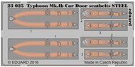  Eduard Accessories  1/24 Aircraft- Seatbelts Typhoon Mk Ib Car Door Steel for ARX (Painted) EDU23025