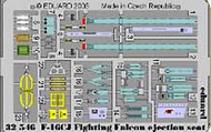  Eduard Accessories  1/32 F-16CJ Fighting Falcon Ejection Seat EDU32546