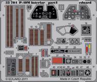  Eduard Accessories  1/32 P-40M Interior S.A.  PE-SETS EDU32704