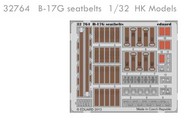  Eduard Accessories  1/32 Aircraft- Seatbelts B-17G for HKM (Painted) EDU32764