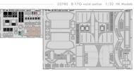  Eduard Accessories  1/32 Aircraft- B-17G Waist Section for HKM (Painted) EDU32780