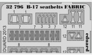  Eduard Accessories  1/32 Aircraft- Seatbelts Fabric-Type B-17 for HKM (Painted) EDU32796