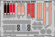  Eduard Accessories  1/32 Aircraft- Seatbelts German WWI (Painted) EDU32858