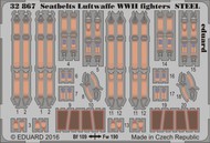  Eduard Accessories  1/32 Aircraft- Seatbelts Luftwaffe Steel Fighter WWII (Painted) EDU32867
