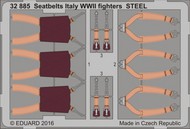  Eduard Accessories  1/32 Aircraft- Seatbelts Italy Fighters Steel WWII (Painted) EDU32885