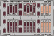 Eduard Accessories  1/32 Aircraft- Seatbelts IJAAF Steel WWII (Painted) EDU32890