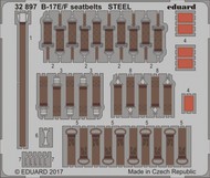  Eduard Accessories  1/32 Aircraft- Seatbelts B-17E/F Steel for HKM (Painted) EDU32897