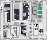  Eduard Accessories  1/32 McDonnell F-15E Strike Eagle interior (designed to be used with Tamiya Kits) EDU33218