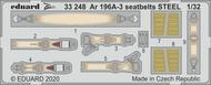  Eduard Accessories  1/32 Arado Ar.196A-3 seatbelts STEEL EDU33248