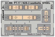  Eduard Accessories  1/32 Stearman PT-17/N2S-3 seatbelts STEEL EDU33266