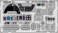  Eduard Accessories  1/35 Aircraft- Bf.109G-6 for BDM (Painted) EDU33331