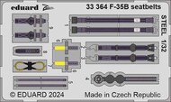  Eduard Accessories  1/32 Lockheed-Martin F-35B seatbelrs STEEL EDU33364