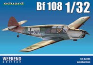 Messerschmitt Bf.108 Weekend edition kit of German WWII liasion aircraft Bf 108 in scale. #EDU3404
