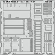  Eduard Accessories  1/35 Mk IV Male Exterior for TAM EDU36302