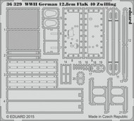  Eduard Accessories  1/35 WWII German 12.8cm Flak 40 Zwilling for TAO EDU36329