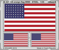 Armor- WWII US Ensign Flag Steel #EDU36421