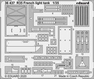  Eduard Accessories  1/35 R-35 French Light Tank for TAM EDU36437